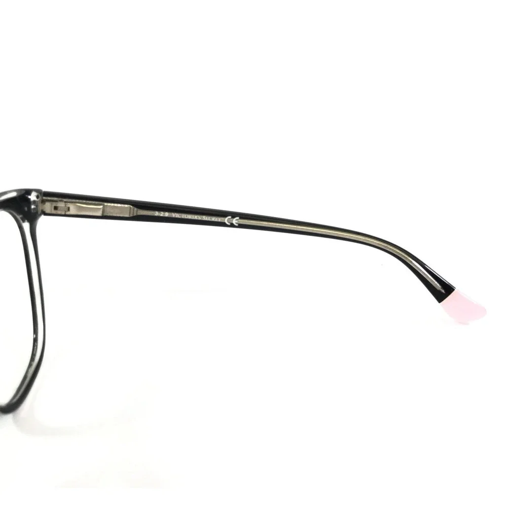 Victoria's Secret Eyeglasses Frames VS5016 001 Black on Clear Cat Eye 54-19-140